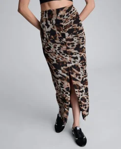 Animal Printed Pull On Mesh Skirt>Kenneth Cole New