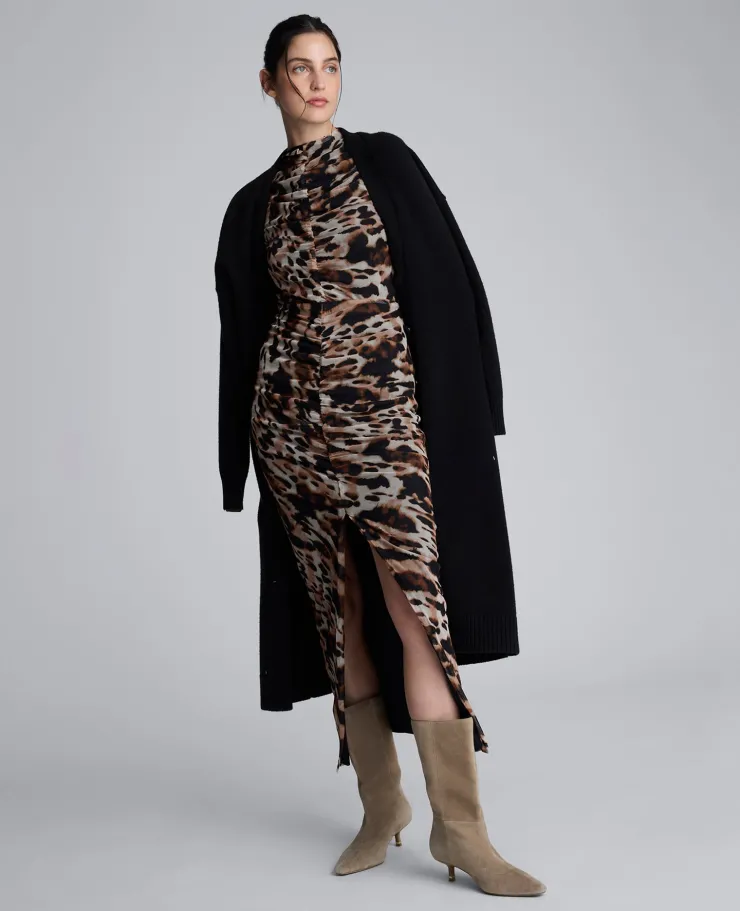 Animal Printed Pull On Mesh Skirt>Kenneth Cole New