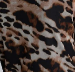Animal Printed Pull On Mesh Skirt><noscript><img width=