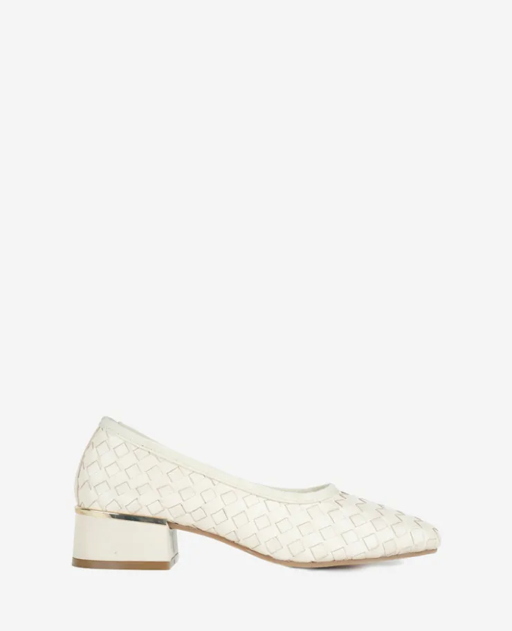 Birdie Woven Leather Pump>Kenneth Cole Sale
