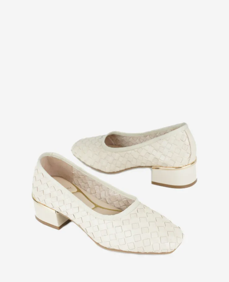 Birdie Woven Leather Pump>Kenneth Cole Sale