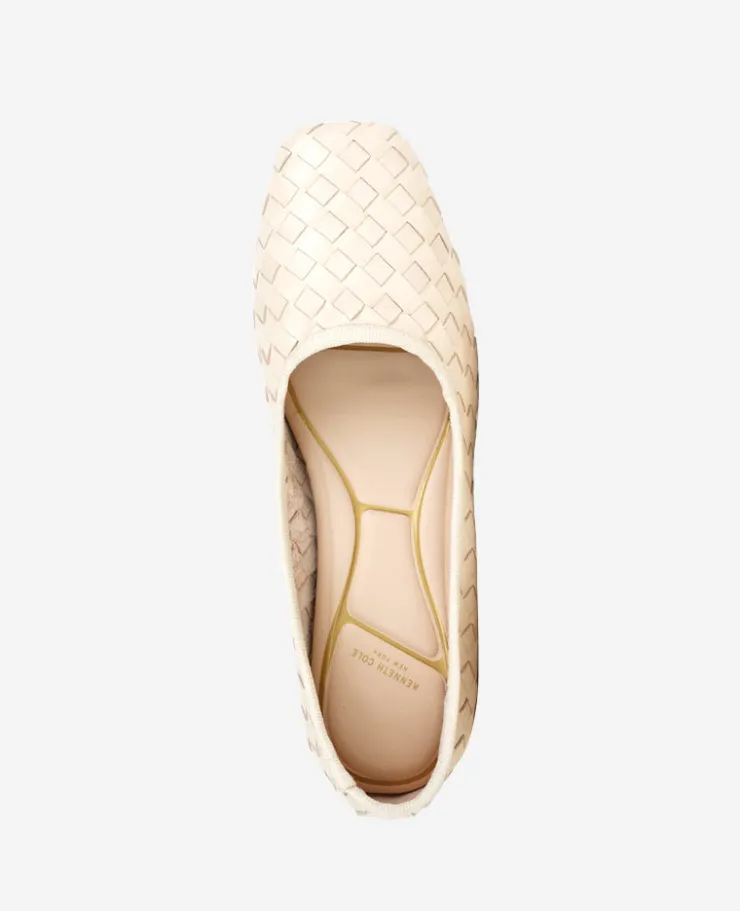 Birdie Woven Leather Pump>Kenneth Cole Sale