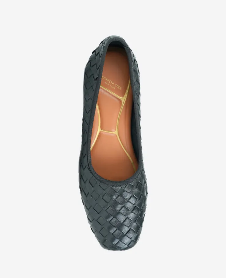 Birdie Woven Leather Pump>Kenneth Cole Clearance