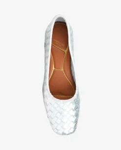 Birdie Woven Metallic Leather Pump><noscript><img width=