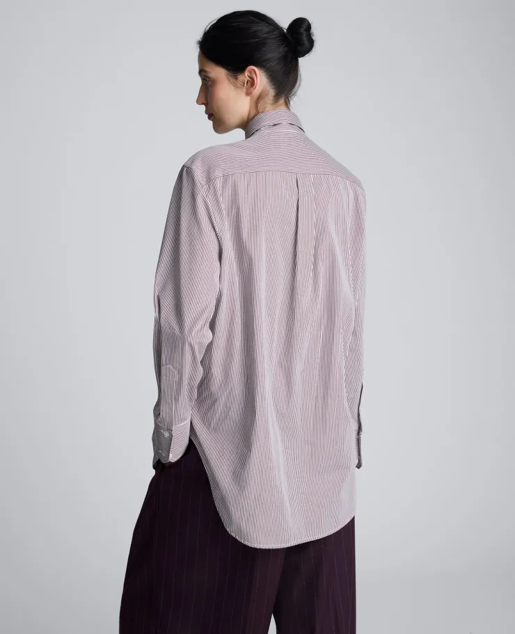 Boyfriend Button Down Shirt With Tie>Kenneth Cole Online
