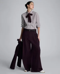 Boyfriend Button Down Shirt With Tie><noscript><img width=