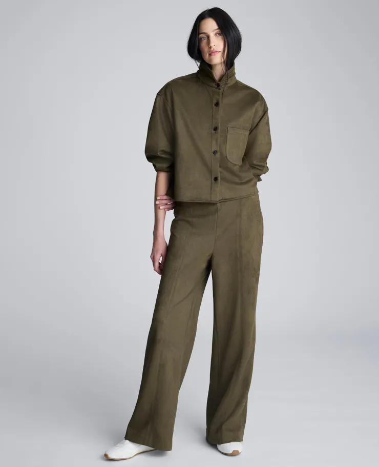 Brushed Scuba Pull On Wide Leg Pant>Kenneth Cole