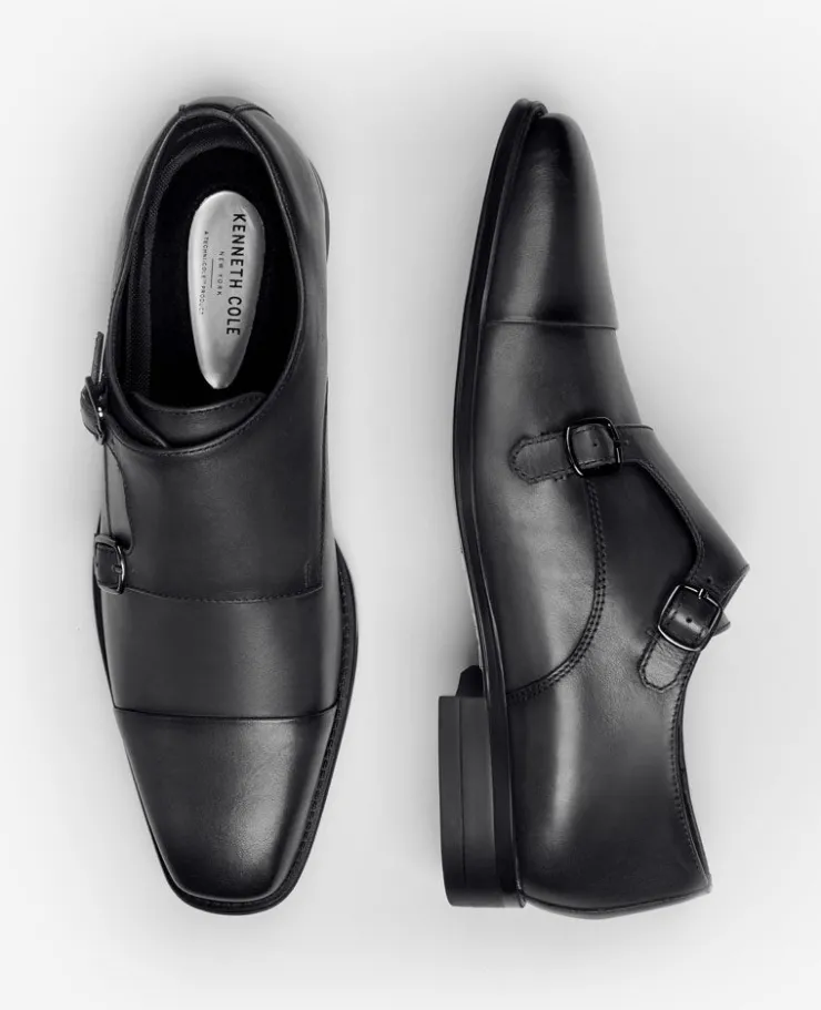 Charles Double Monk Strap Cap Toe Oxford>Kenneth Cole Clearance