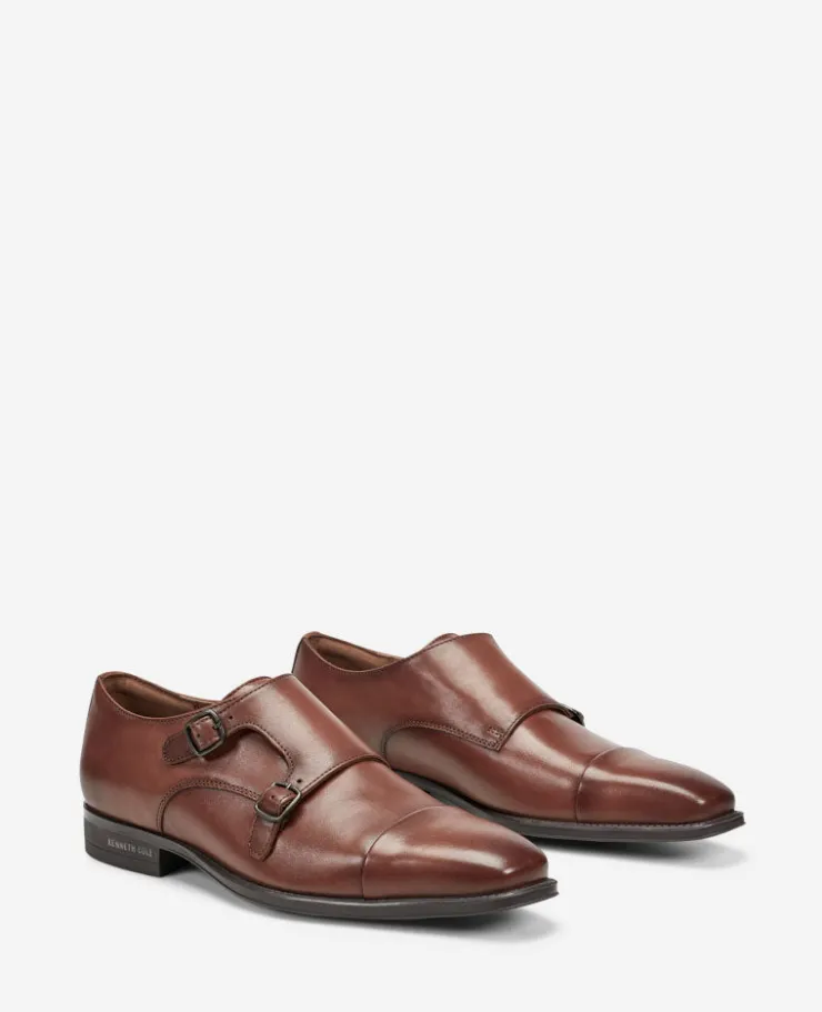 Charles Double Monk Strap Cap Toe Oxford>Kenneth Cole