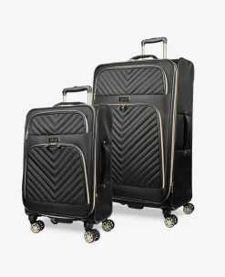 Chelsea Chevron Quilted Expandable Suitcase><noscript><img width=