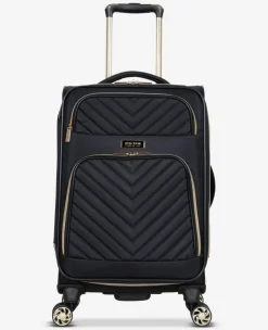 Chelsea Chevron Quilted Expandable Suitcase><noscript><img width=