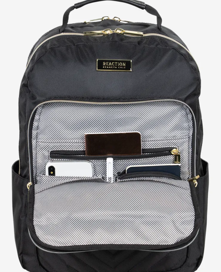 Chelsea 15.6-Inch Chevron Quilted Computer Backpack>Kenneth Cole Online