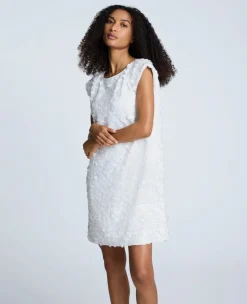 Circle Sequin Sleeveless Wedge Shift Dress><noscript><img width=