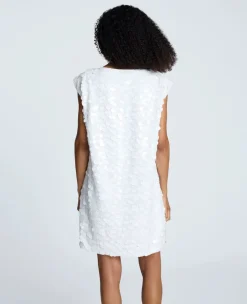Circle Sequin Sleeveless Wedge Shift Dress><noscript><img width=