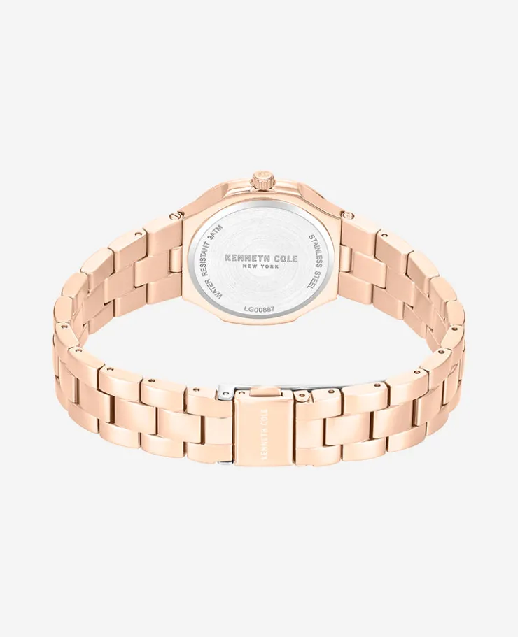 Classic Crystal Lined Outer Dial Bracelet Watch>Kenneth Cole New