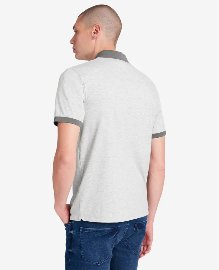 Colorblock Collar Solid Short Sleeve Polo>Kenneth Cole Hot