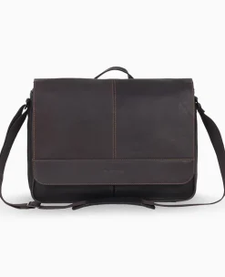 Columbian Leather Crossbody 15.6-Inch Laptop & Tablet Messenger Bag>Kenneth Cole Best