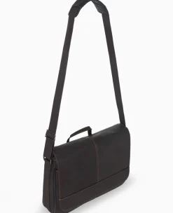 Columbian Leather Crossbody 15.6-Inch Laptop & Tablet Messenger Bag><noscript><img width=
