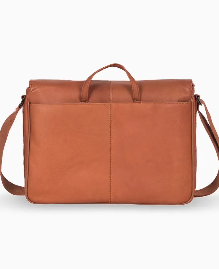 Columbian Leather Crossbody 15.6-Inch Laptop & Tablet Messenger Bag>Kenneth Cole Hot