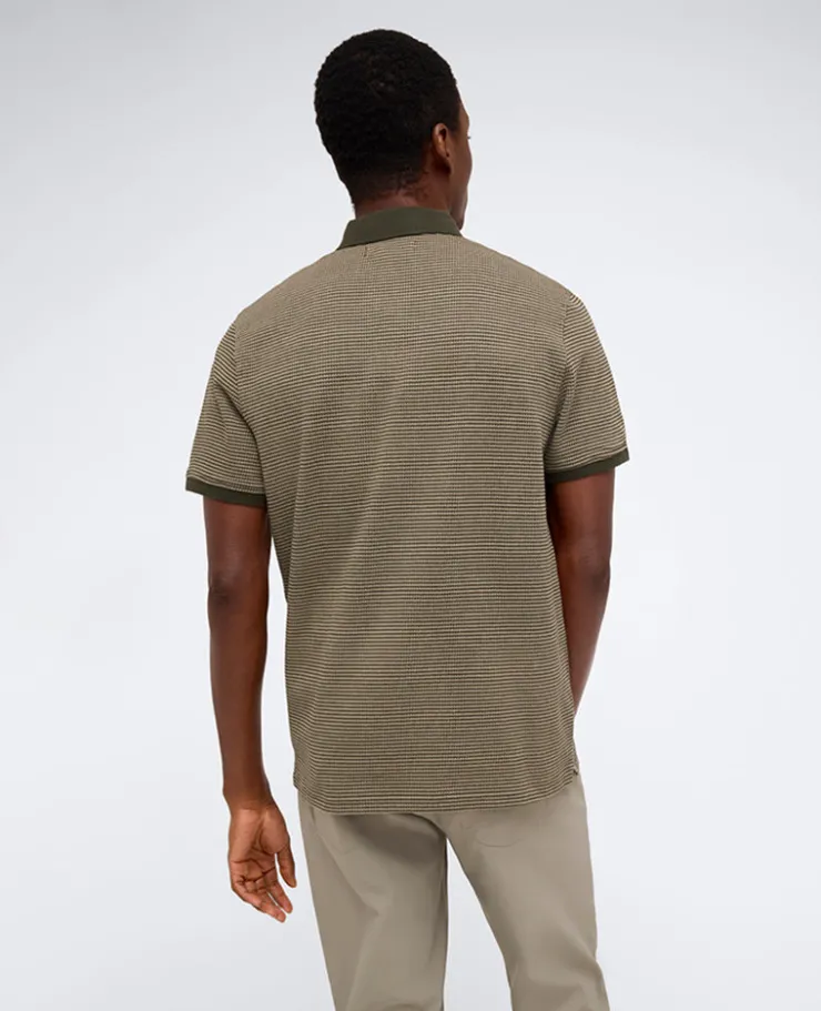 Contrast Placket Button Polo>Kenneth Cole Best