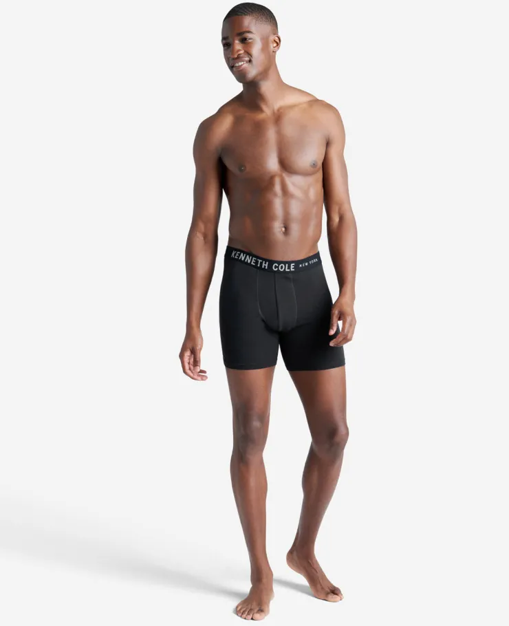 Cotton Modal Stretch Boxer Brief 3-Pack>Kenneth Cole Clearance