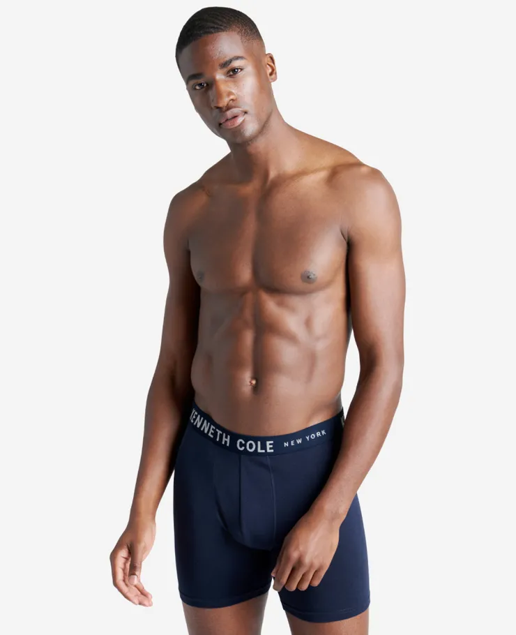 Cotton Modal Stretch Boxer Brief 3-Pack>Kenneth Cole Best