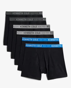 Cotton Stretch Boxer Briefs 6-Pack>Kenneth Cole Discount