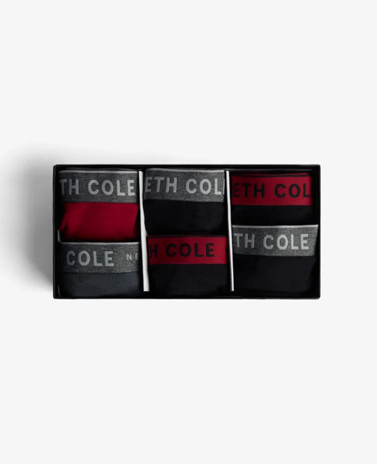 Cotton Stretch Boxer Briefs 6-Pack>Kenneth Cole Outlet