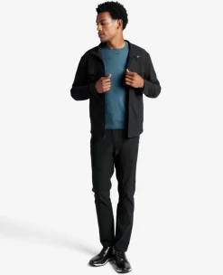 Crew Neck Sweater with Tipping Details><noscript><img width=