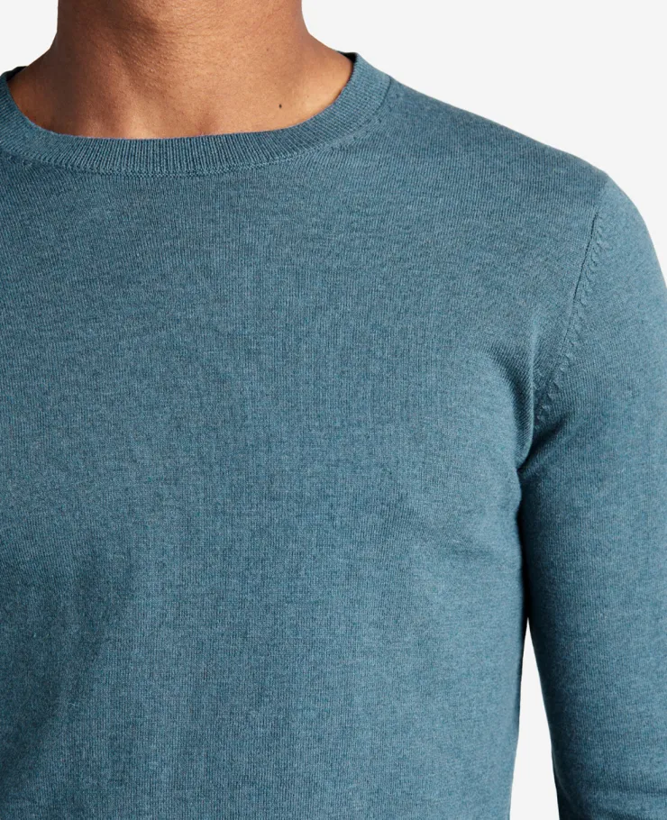 Crew Neck Sweater with Tipping Details>Kenneth Cole Best