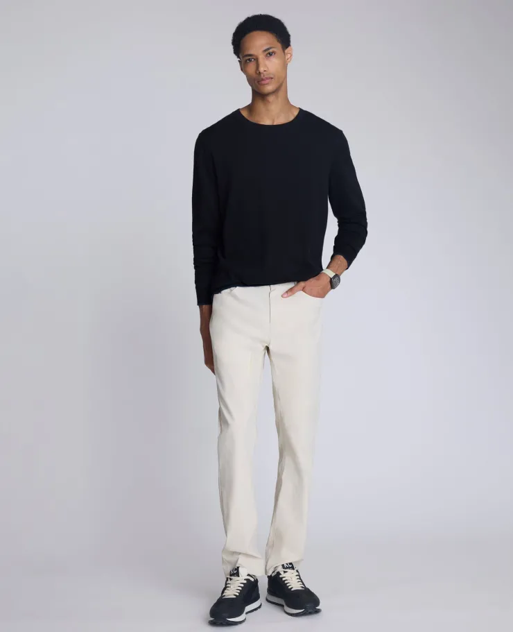 Crew Neck Sweater with Tipping Details>Kenneth Cole