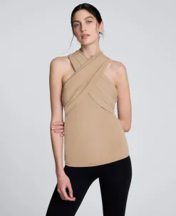 Criss Cross Neck Tank Top>Kenneth Cole