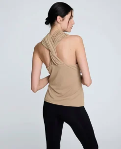 Criss Cross Neck Tank Top><noscript><img width=