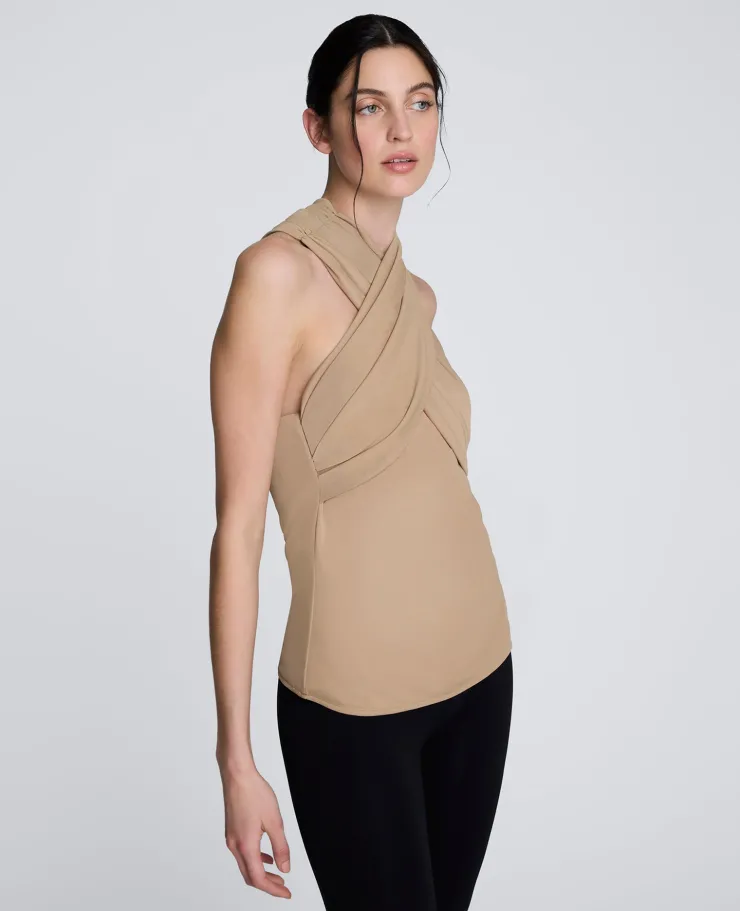 Criss Cross Neck Tank Top>Kenneth Cole