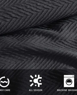 Crosswalk Herringbone Comforter Set><noscript><img width=