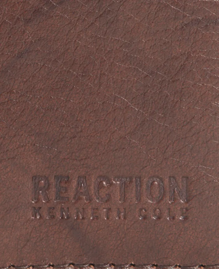 Crunch Leather Slimfold Wallet>Kenneth Cole Outlet