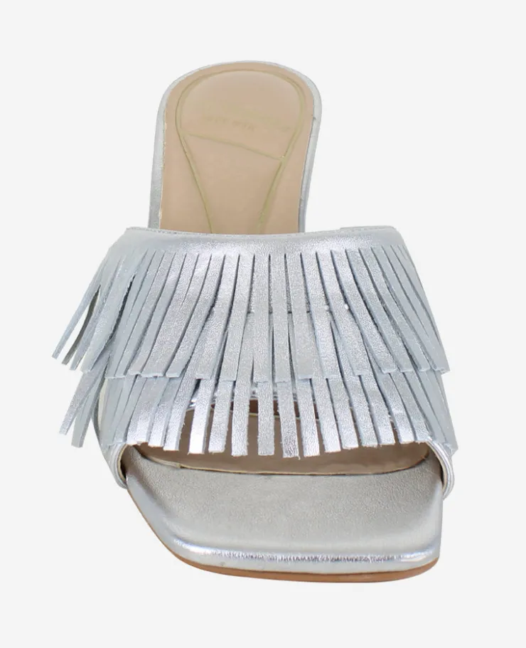 Darby Metallic Fringe Heel>Kenneth Cole Online