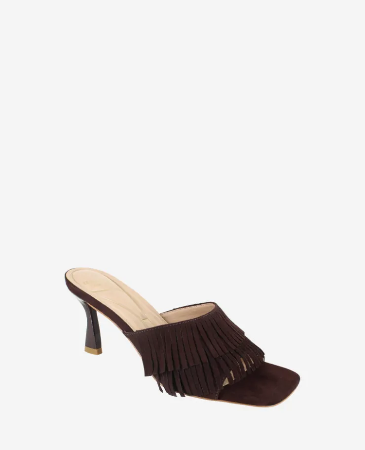 Darby Suede Fringe Heel>Kenneth Cole Online