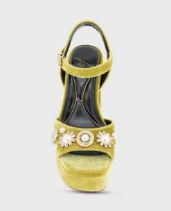 Dolly Charms Velvet Platform Sandal><noscript><img width=