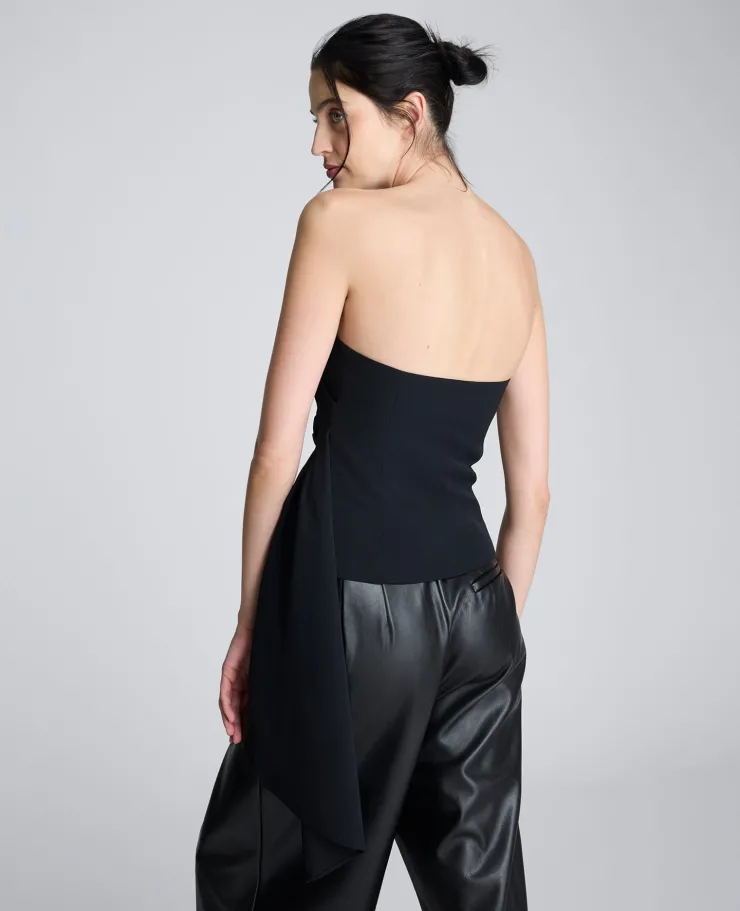 Drape Front Bustier Top>Kenneth Cole Best