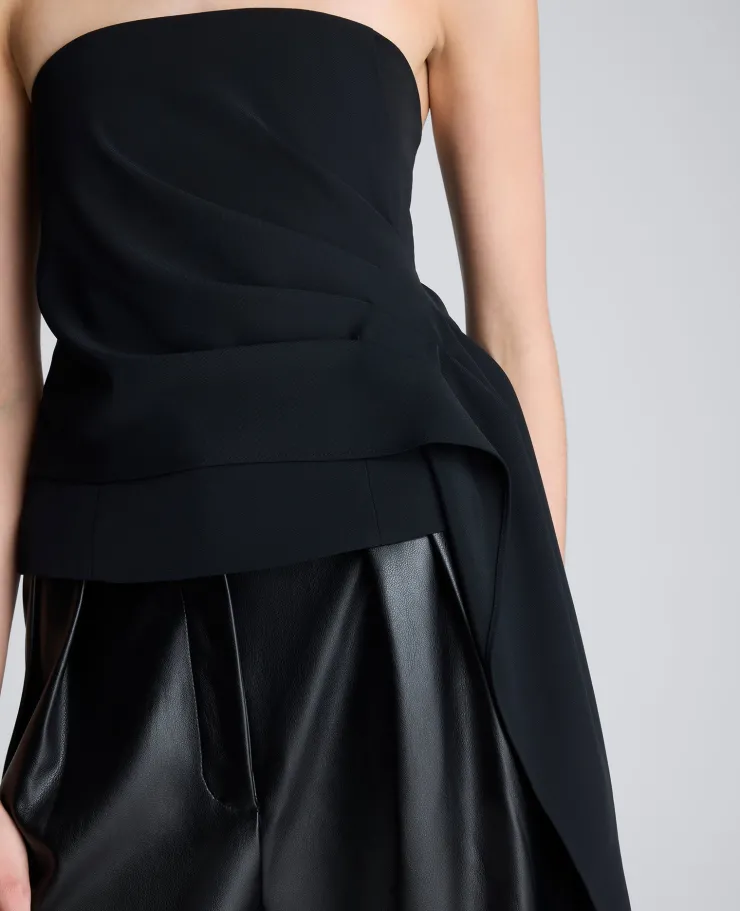 Drape Front Bustier Top>Kenneth Cole Best