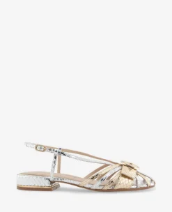 Farrah Metallic Combo Snake Caged In Buckle Sandal>Kenneth Cole New