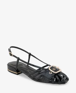 Farrah Patent Caged In Buckle Sandal><noscript><img width=