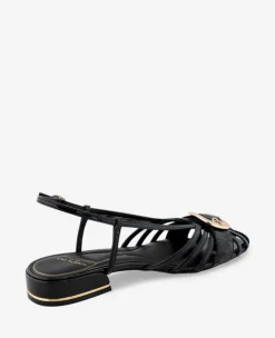 Farrah Patent Caged In Buckle Sandal><noscript><img width=