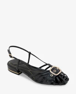 Farrah Patent Caged In Buckle Sandal><noscript><img width=