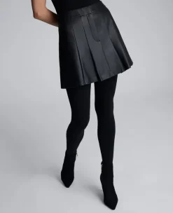 Faux Leather Pleated Mini Skirt>Kenneth Cole Best