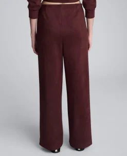 Faux Suede Pull On Wide Leg Pant><noscript><img width=