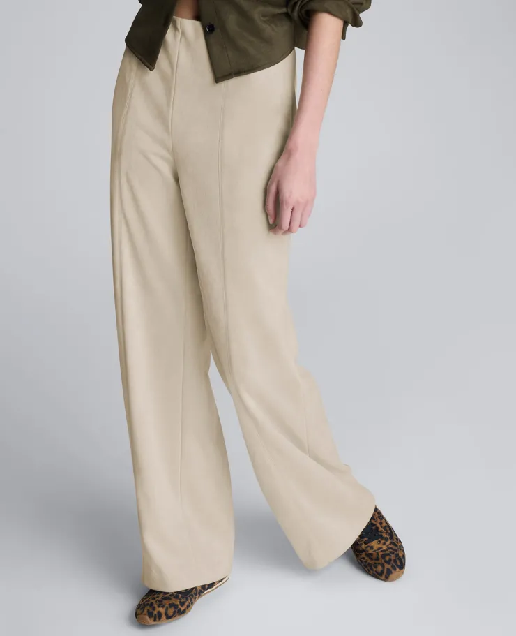 Faux Suede Pullover Wide Leg Pant>Kenneth Cole