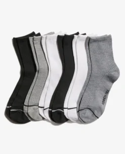 Fine Rib Crew Socks 6-Pack>Kenneth Cole