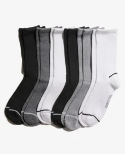 Fine Rib-Diamond Texture Crew Socks 6-Paco>Kenneth Cole Discount